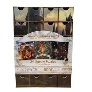 Harry Potter Advent Calendar Puzzle 24 Jigsaw Puzzles 50pcs Each New Sealed